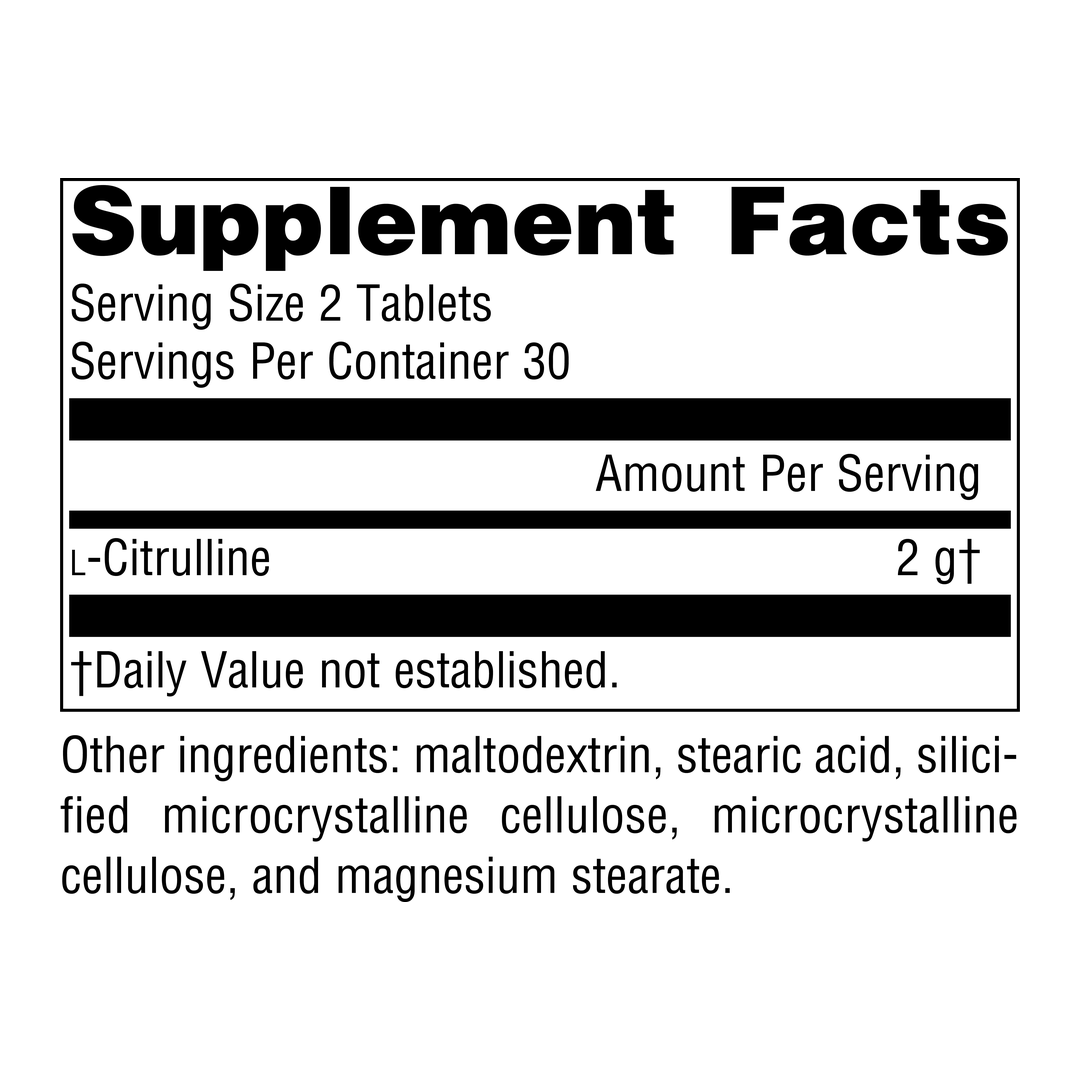 Source Naturals, L-Citrulline, 1000 Mg, 60 Tablets