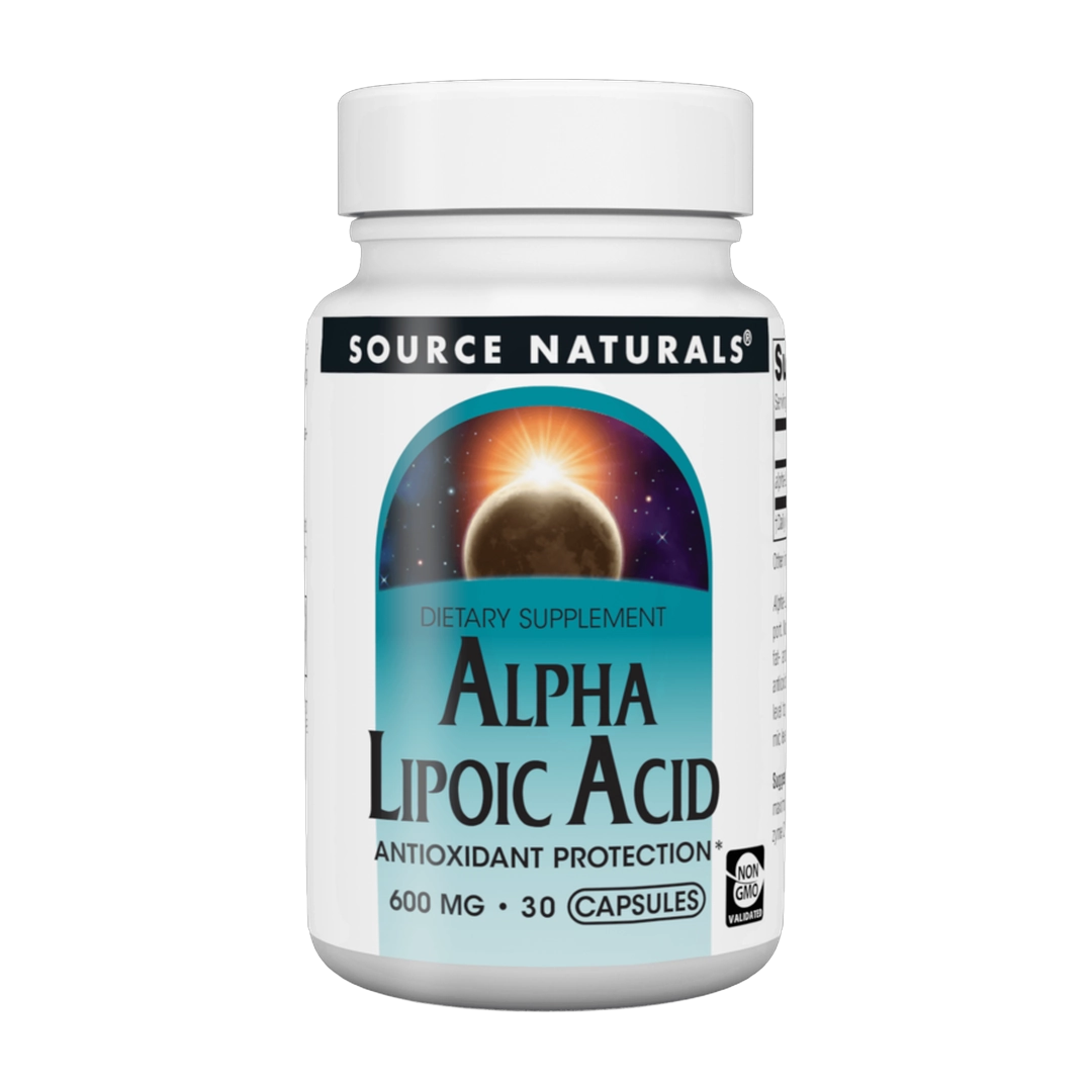 Source Naturals, Alpha Lipoic Acid, 600 Mg, 30 Capsules