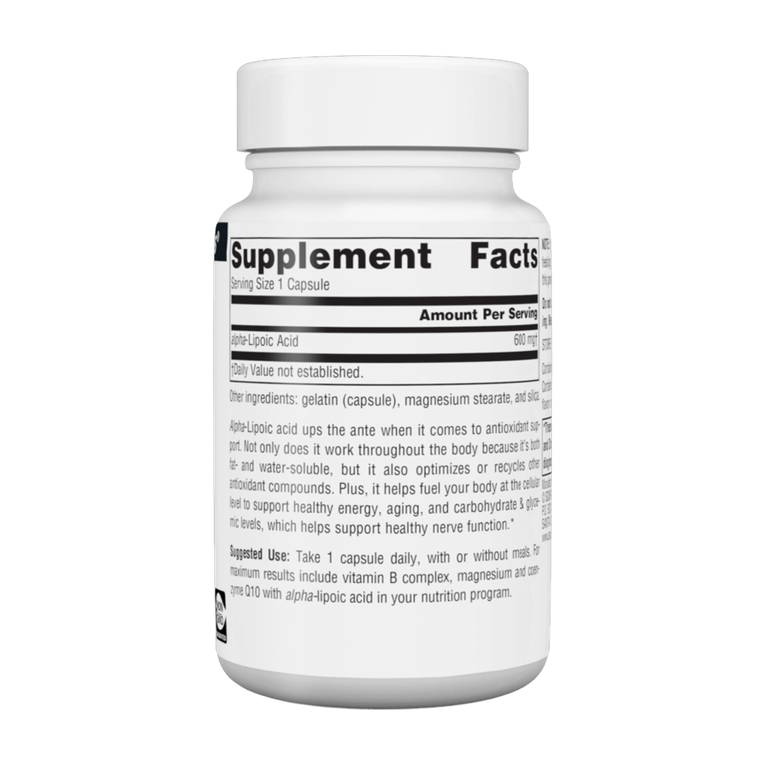 Source Naturals, Alpha Lipoic Acid, 600 Mg, 30 Capsules