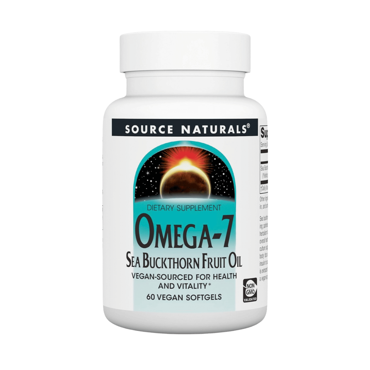 Source Naturals, Omega-7, Sea Buckthorn Fruit Oil, 60 Vegan Softgels