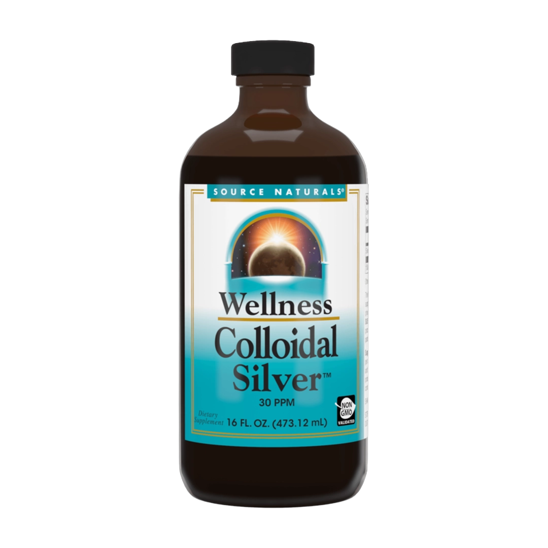 Source Naturals, Wellness Colloidal Silver, 30 Ppm, 16 Oz Liquid