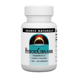 Source Naturals, HydroxoCobalamin, Cherry, 1 mg, 60 Lozenges