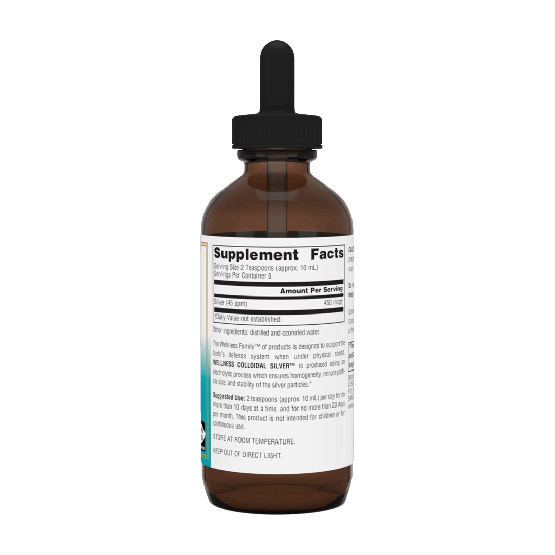 Source Naturals, Wellness Colloidal Silver, 45 Ppm, 2 Liquid