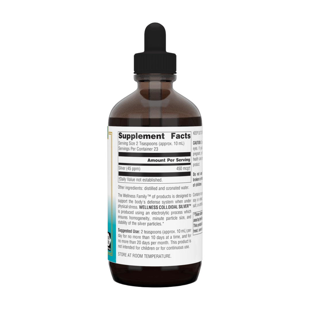 Source Naturals, Wellness Colloidal Silver, 45 Ppm, 8 Liquid