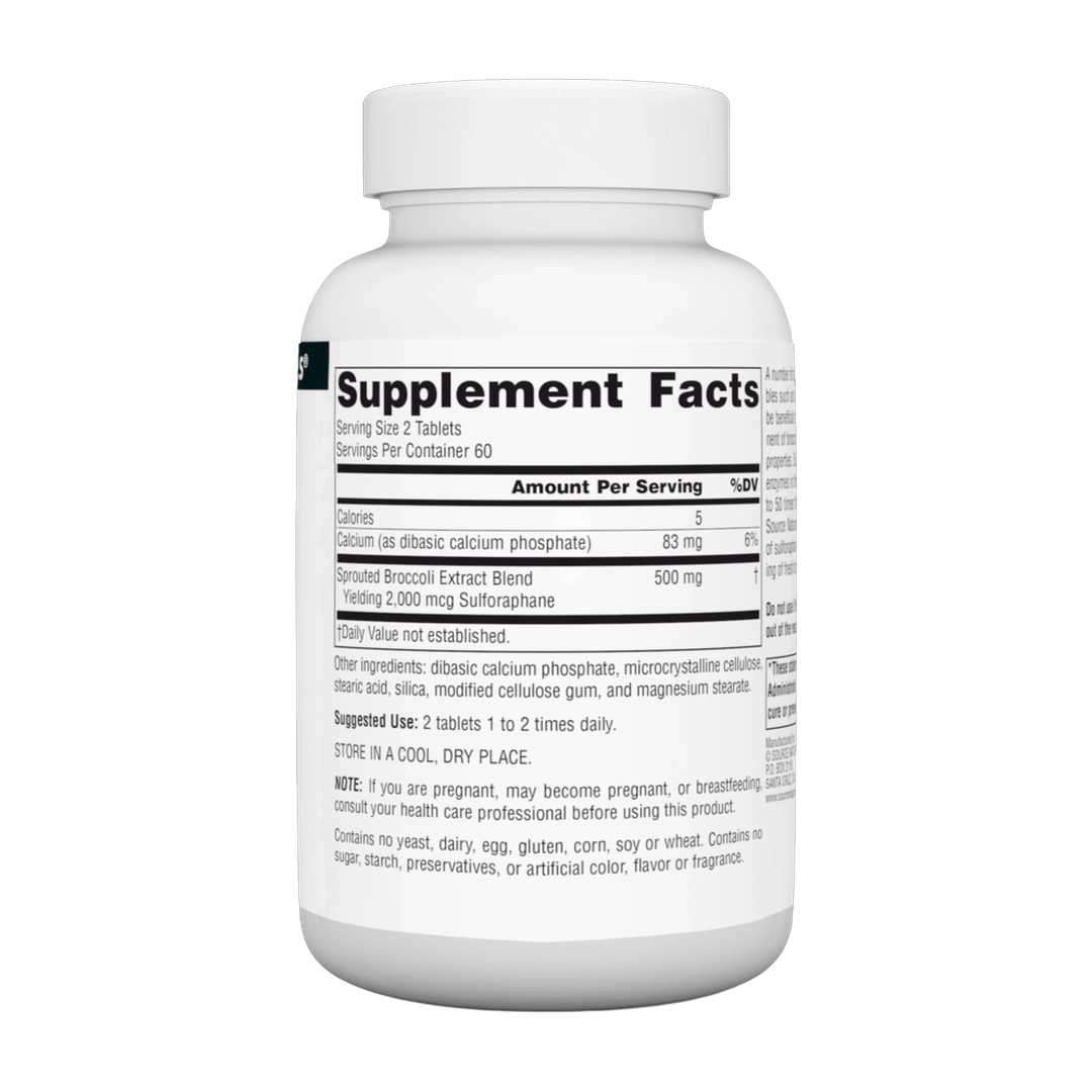 Source Naturals, Broccoli Sprouts Extract, 250 Mg, 120 Tablets