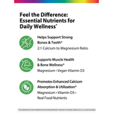 Rainbow Light, Calcium with Magnesium & Vegan D3+, 180 Tablets