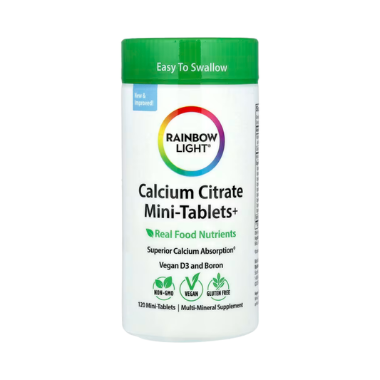 Rainbow Light, Calcium Citrate Mini-Tablets+, 120 Mini-Tablets