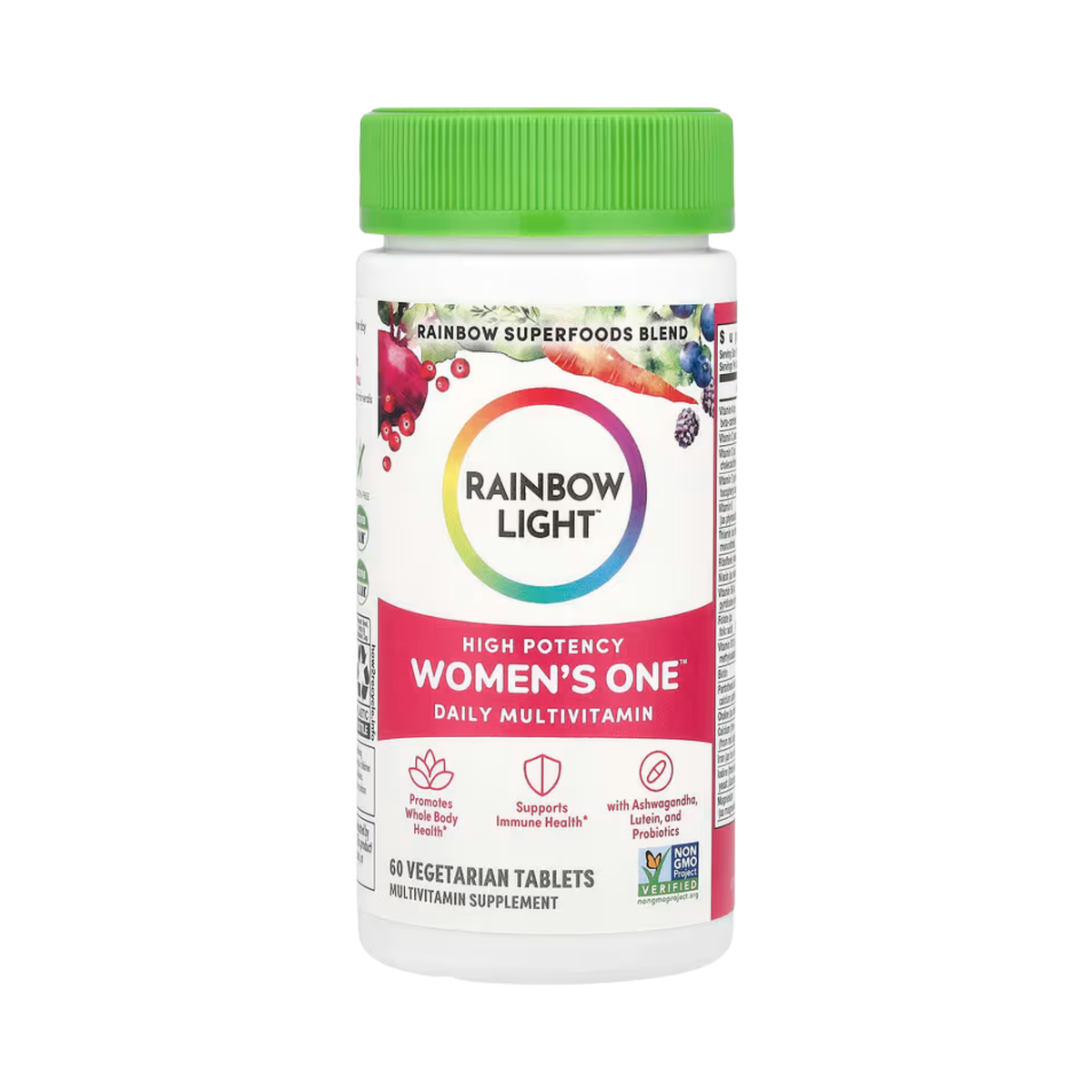 Rainbow Light, Women's One Daily Multivitamin, High Potency, 60 Vegetarian Tablets