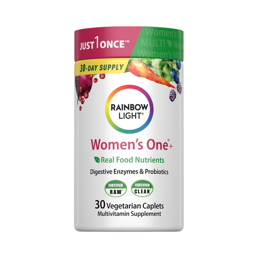 Rainbow Light, Women's One Daily Multivitamin, High Potency, 30 Vegetarian Tablets