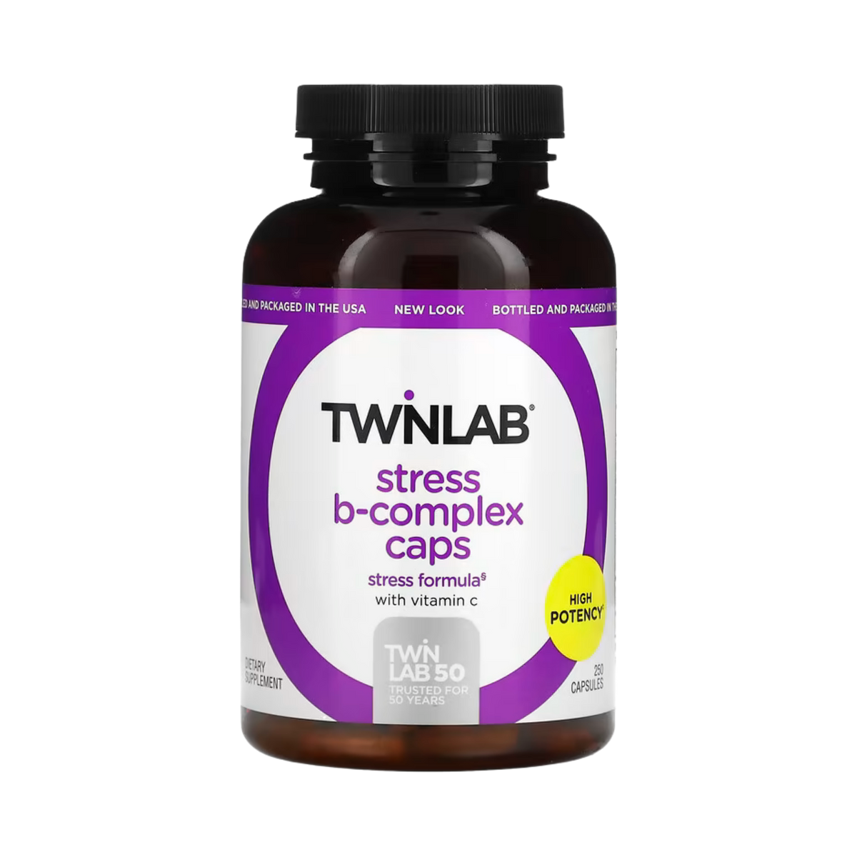 Twinlab, Stress B-Complex Caps, 250 Capsules