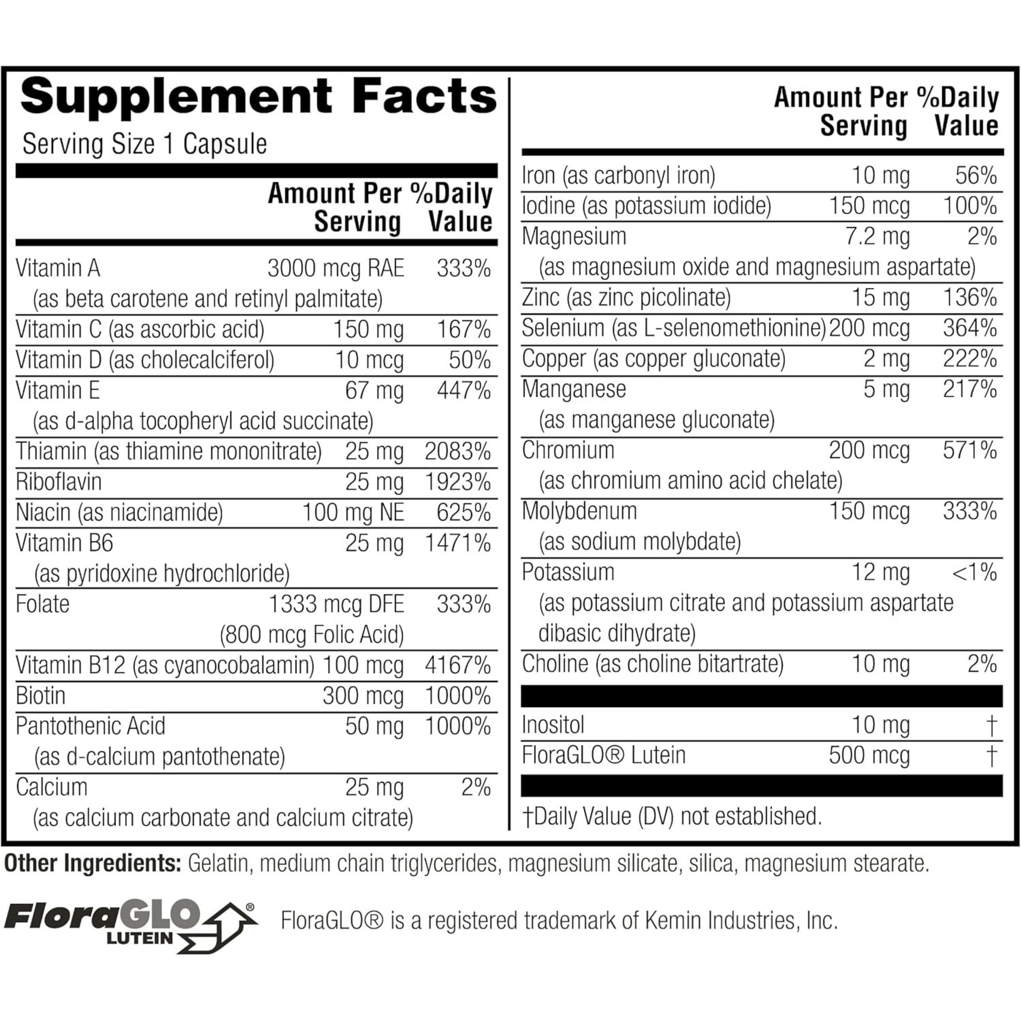 Twinlab, Daily One Caps, 60 Capsules