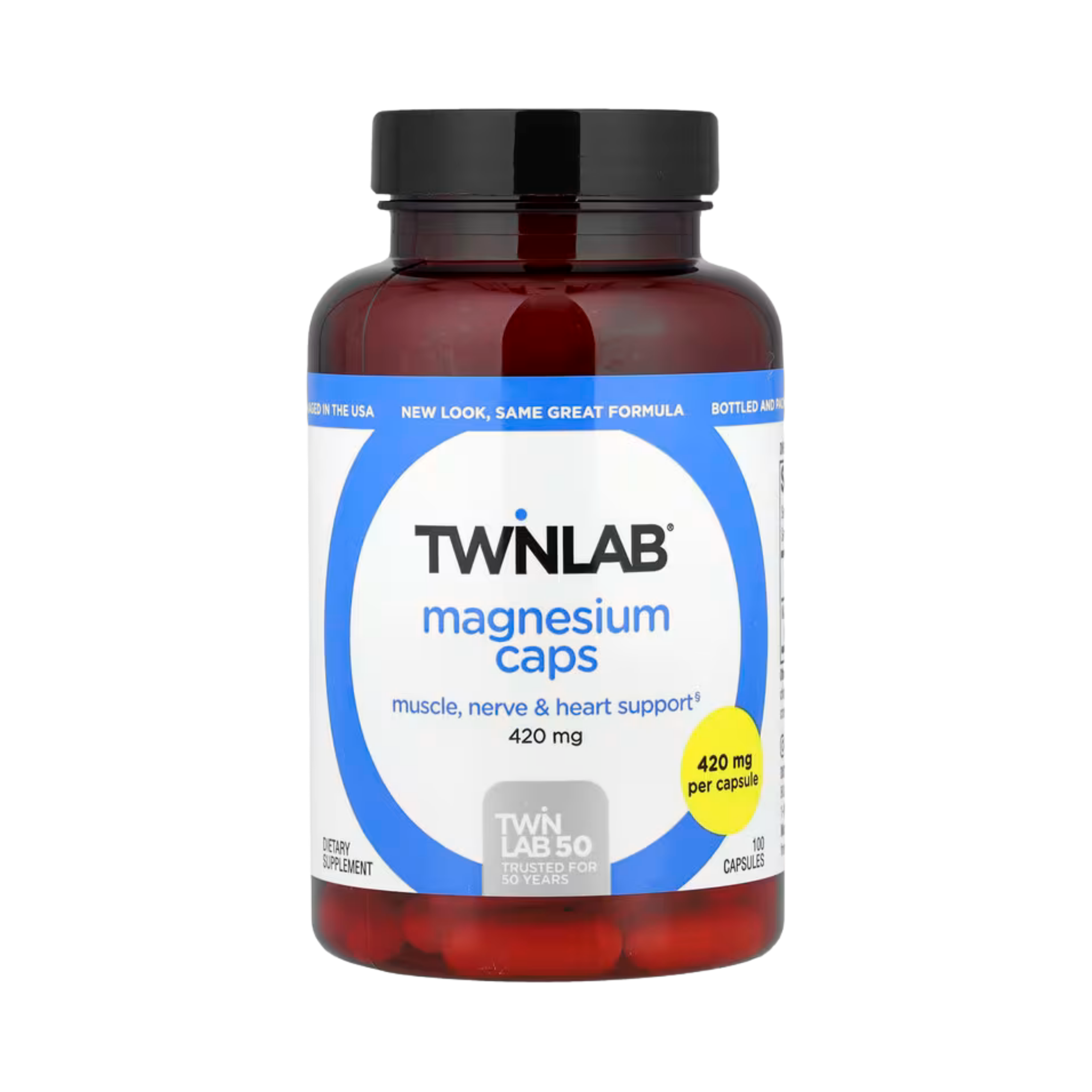 Twinlab, Magnesium Caps, 420 mg, 100 Capsules