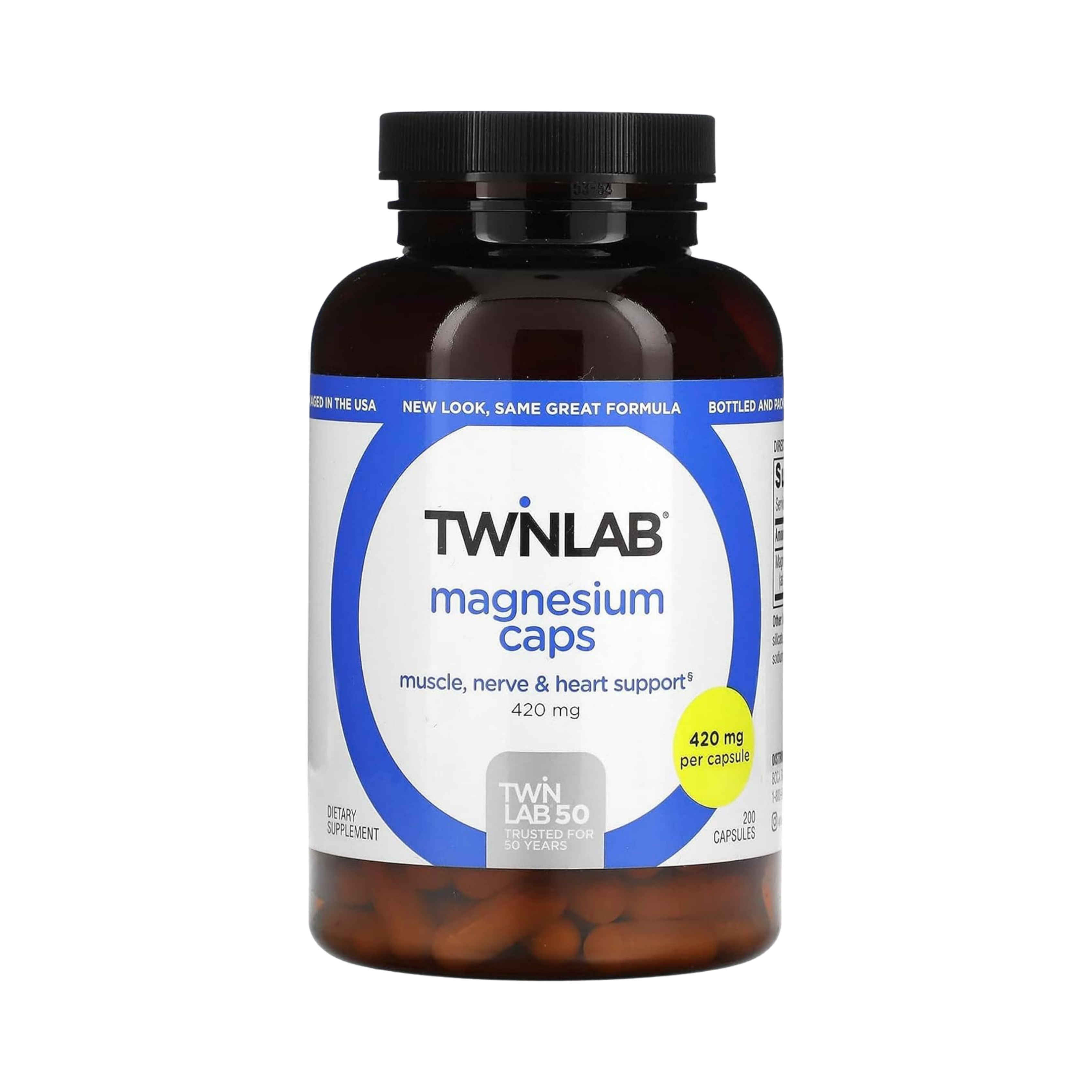 Twinlab, Magnesium Caps, 420 mg, 200 Capsules