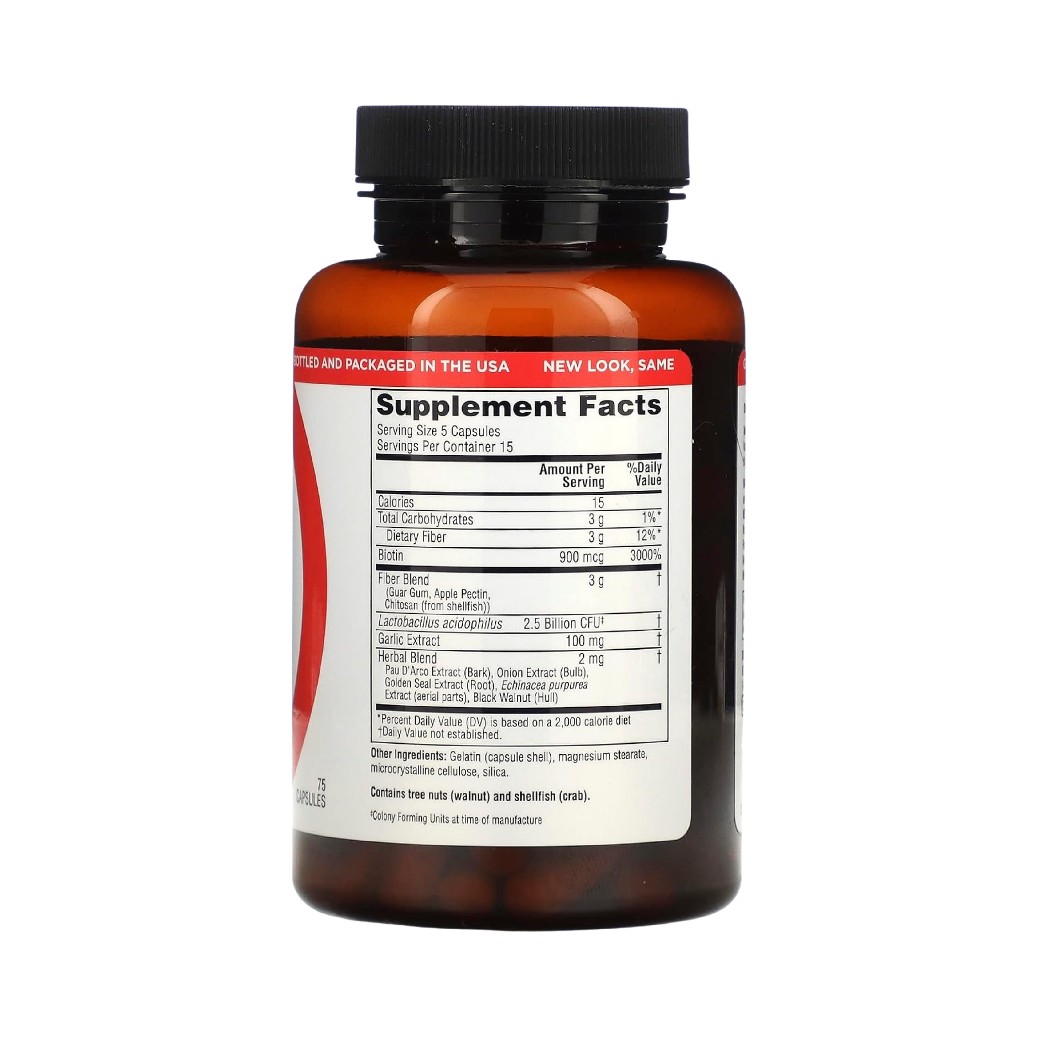 Twinlab, Yeast Fighters, 75 Capsules