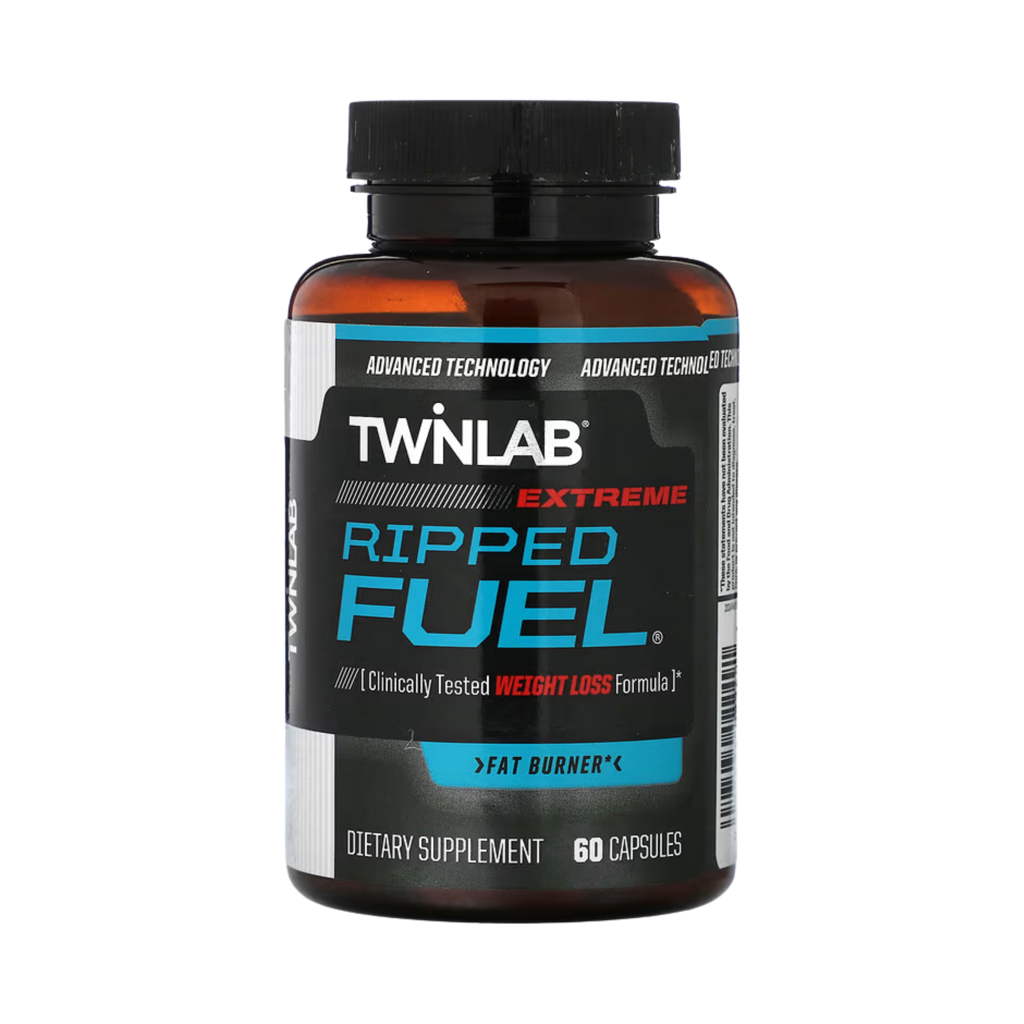 Twinlab, Ripped Fuel Extreme, Fat Burner, 60 Capsules
