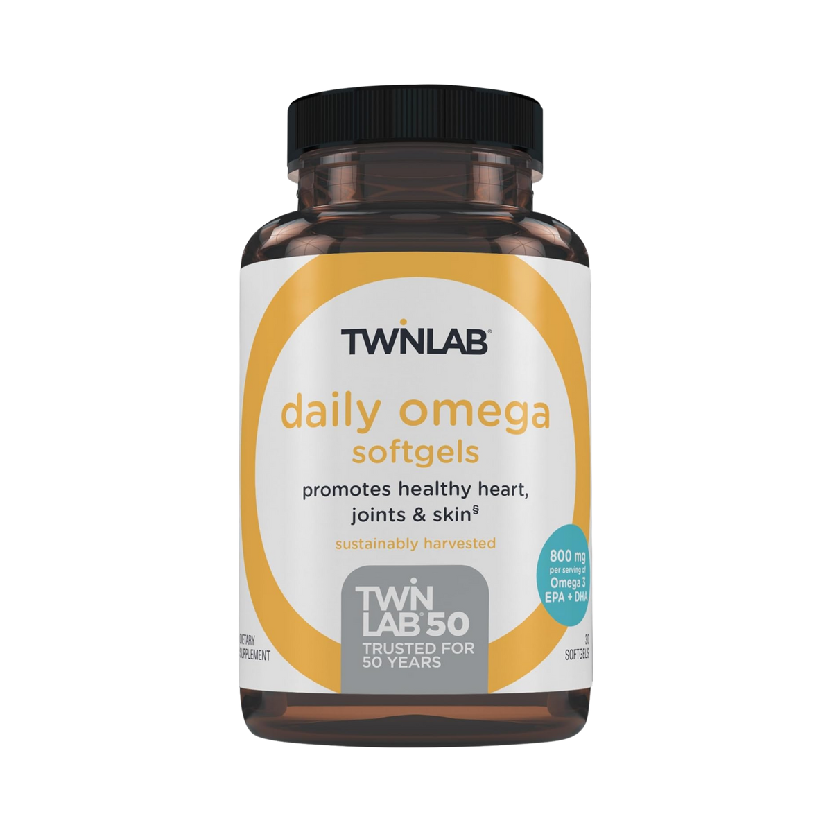 Twinlab, Daily Omega Softgels, 800 mg, 30 Softgels