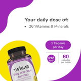 Twinlab, Daily One for Men, 60 Capsules