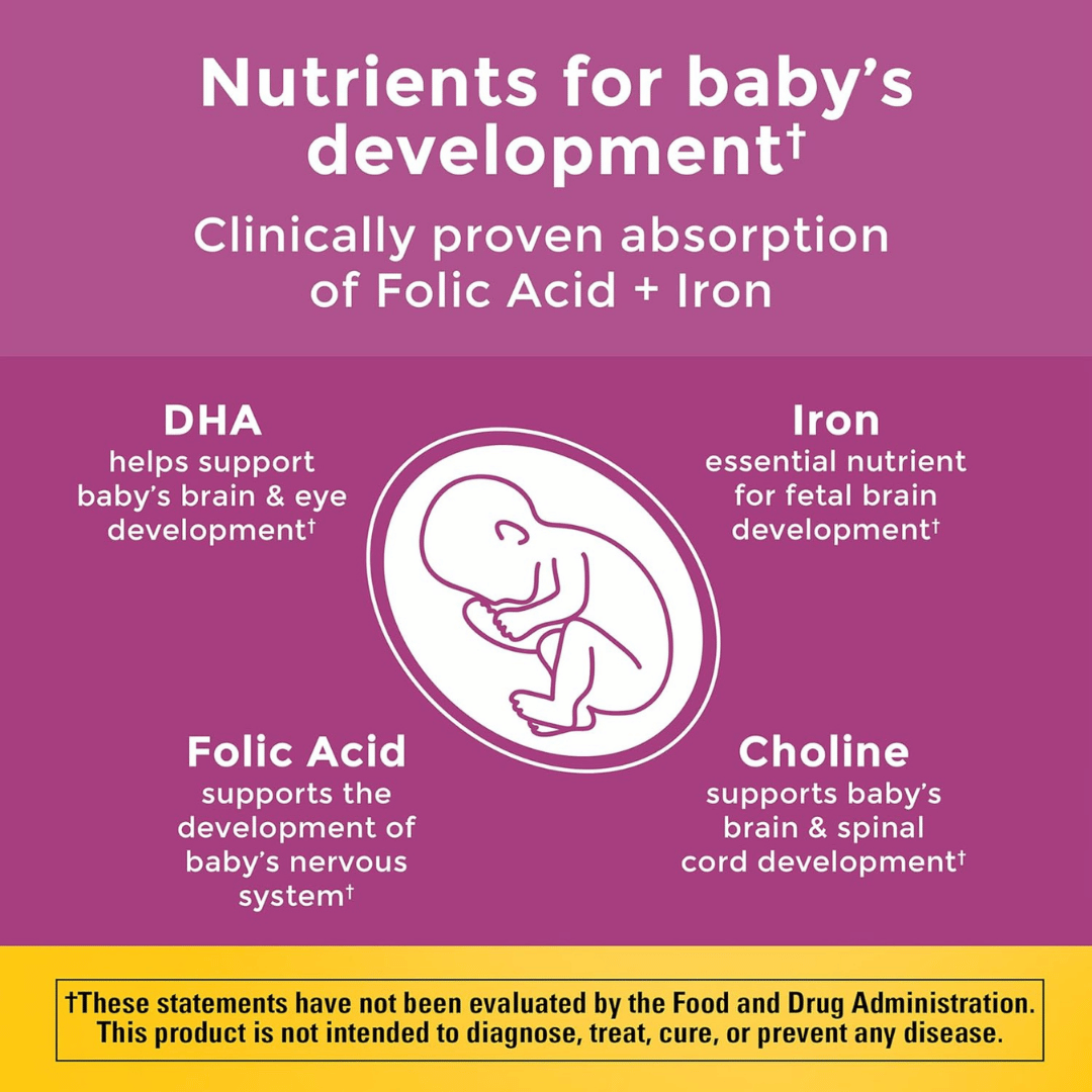 Nature made, Prenatal Multi + Choline, 60 Softgels, 60 Capsules