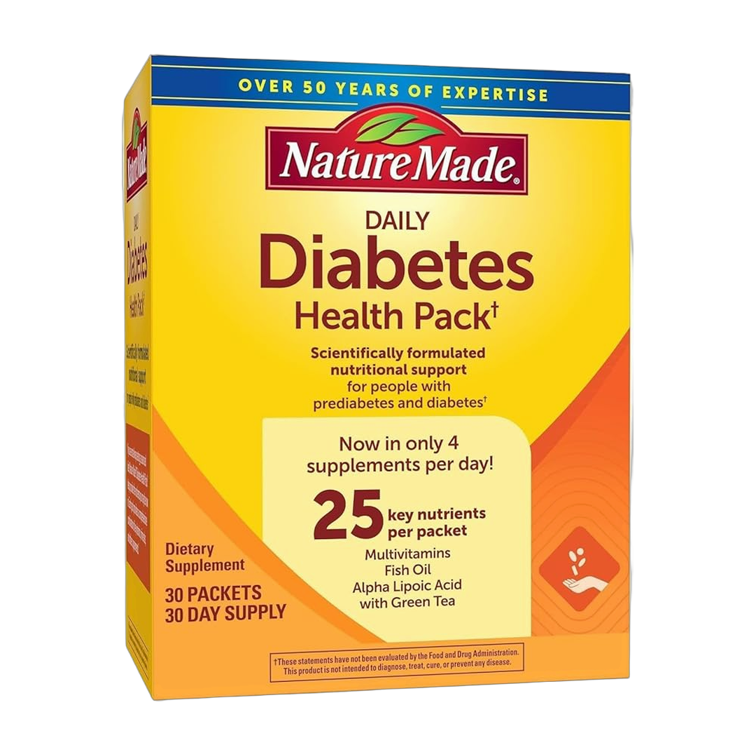 Nature Made, Daily Diabetes Health, 30 Packets