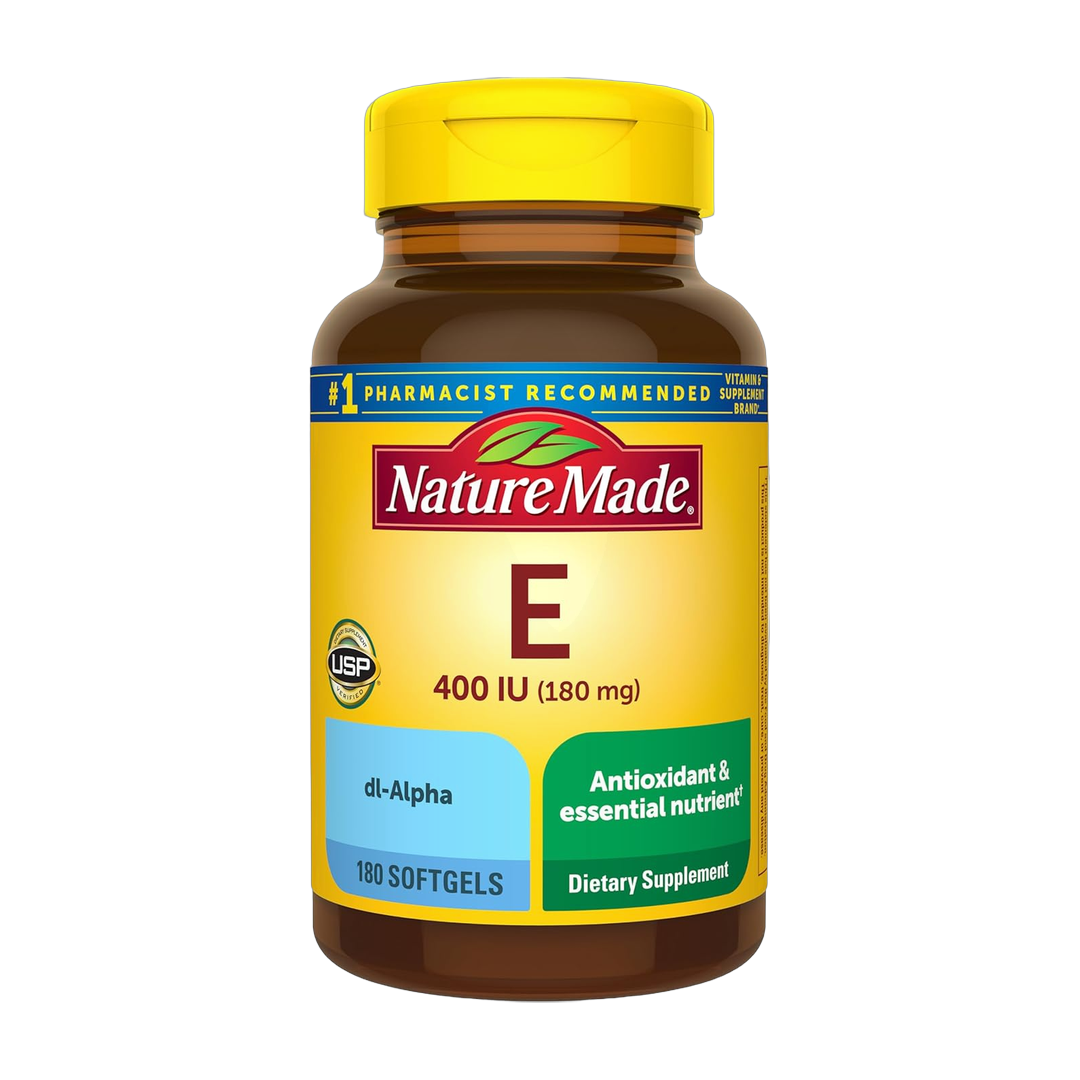 Nature Made, Vitamin E, 180 mg (400 IU), 180 Softgels