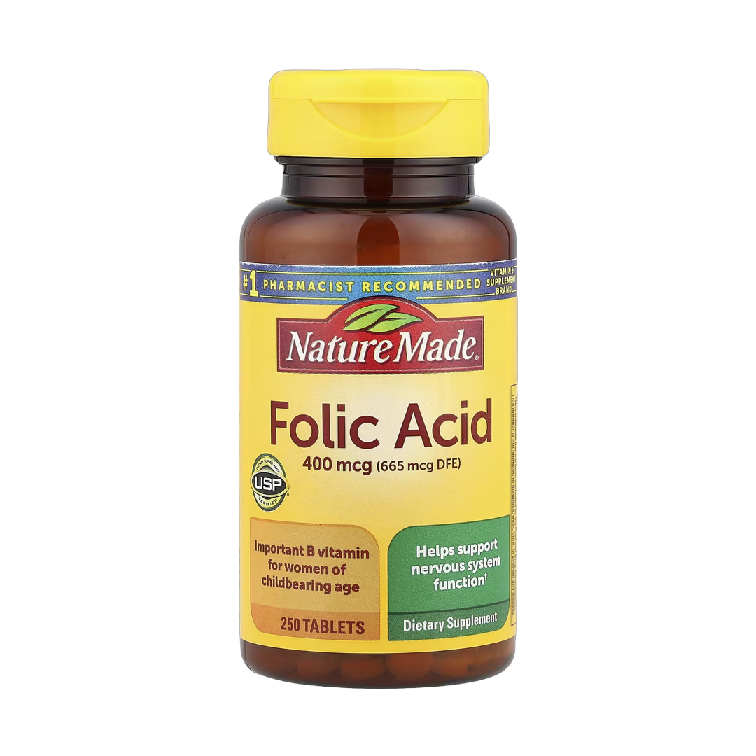 Nature Made, Folic Acid, 250 Tablets