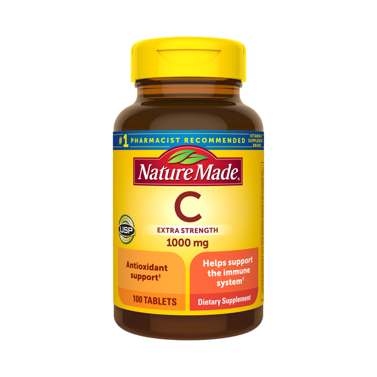 Nature Made, Vitamin C, 1000 mg, 100 Tablets