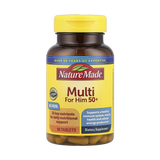 Nature Made, Multi For Him 50+, 90 Tablets
