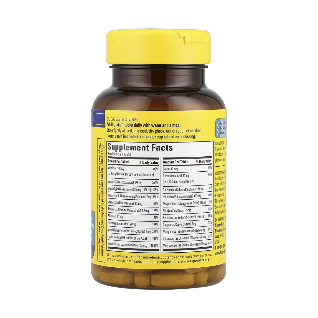 Nature Made, Multi For Him 50+, 90 Tablets