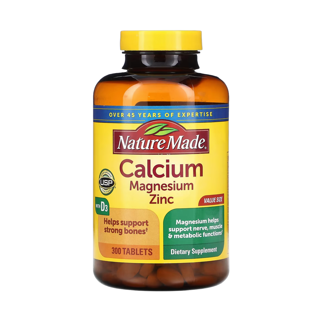 Nature Made, Calcium Magnesium Zinc with Vitamin D3, 300 Tablets