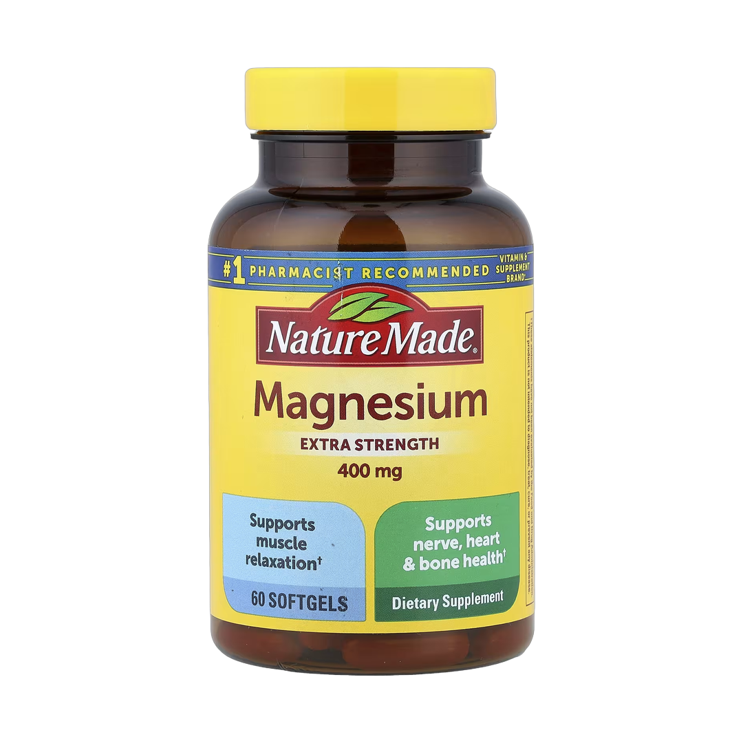 Nature Made, Magnesium, 400 mg, 60 Softgels