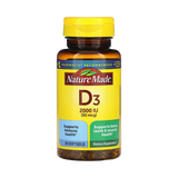 Nature Made, Vitamin D3, 50 mcg (2,000 IU), 90 Softgels