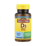Nature Made, Vitamin D3, 25 mcg (1,000 IU), 100 Softgels