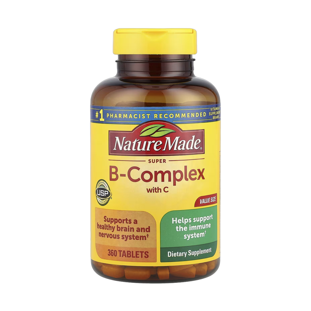 Nature Made, Super-B Complex with Vitamin C, 360 Tablets