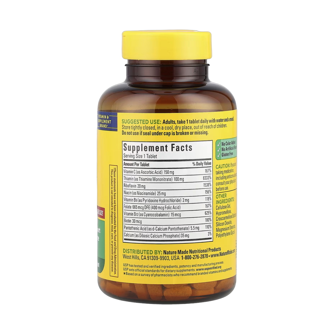 Nature Made, Super-B Complex with Vitamin C, 360 Tablets