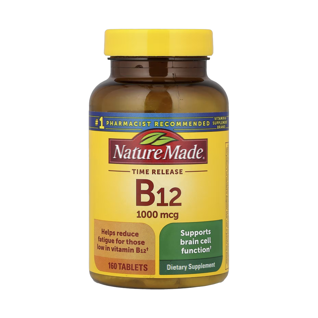 Nature Made, B12, Time Release, 1,000 mcg, 160 Tablets