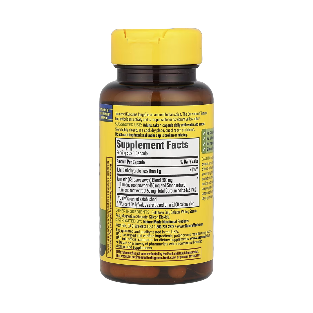 Nature Made, Turmeric Curcumin, 60 Capsules