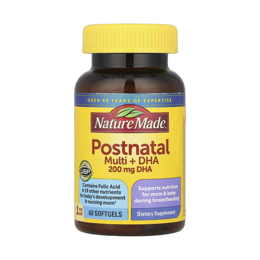 Nature Made, Postnatal Multi + DHA, 60 Softgels