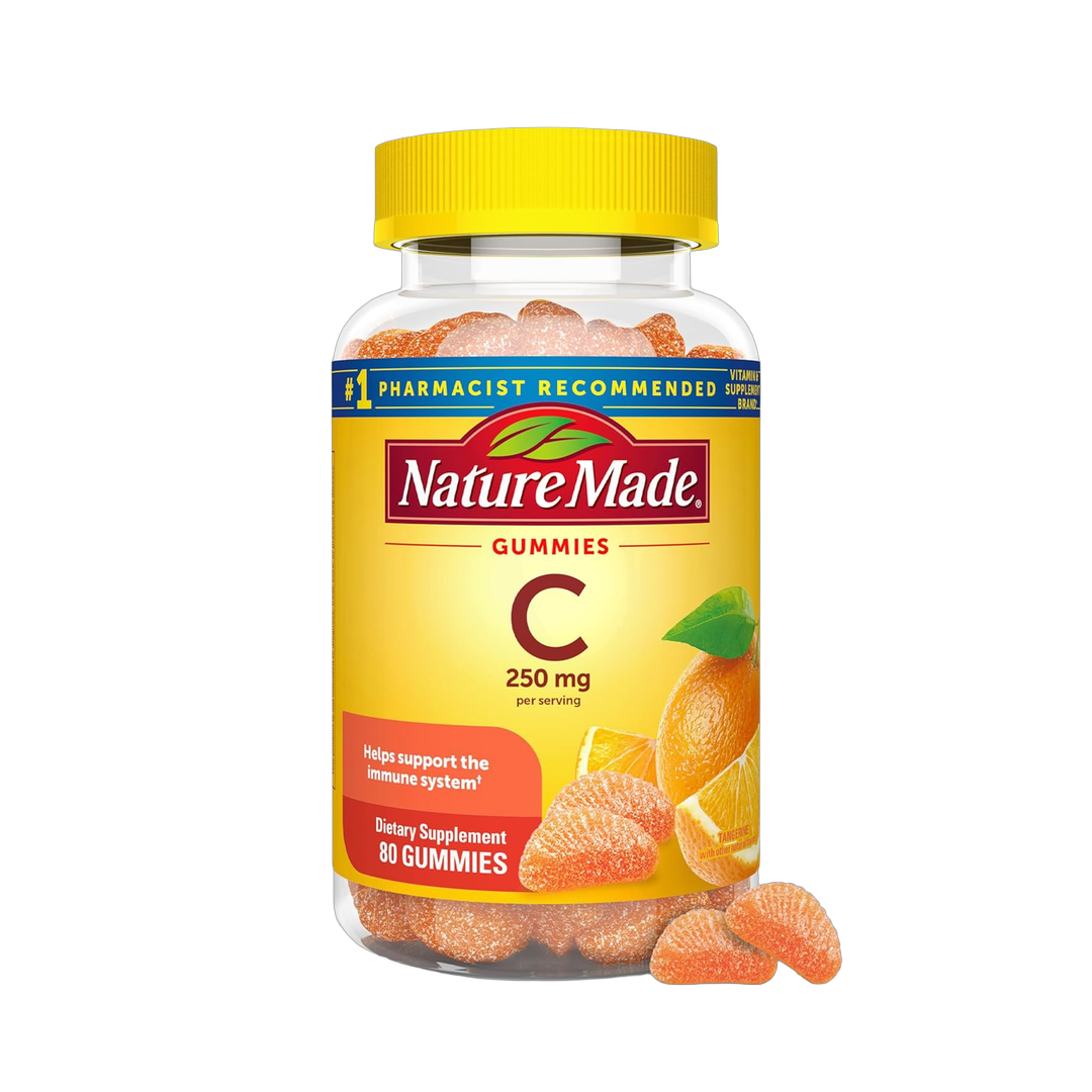 Nature Made, Vitamin C Gummies, Tangerine, 80 Gummies