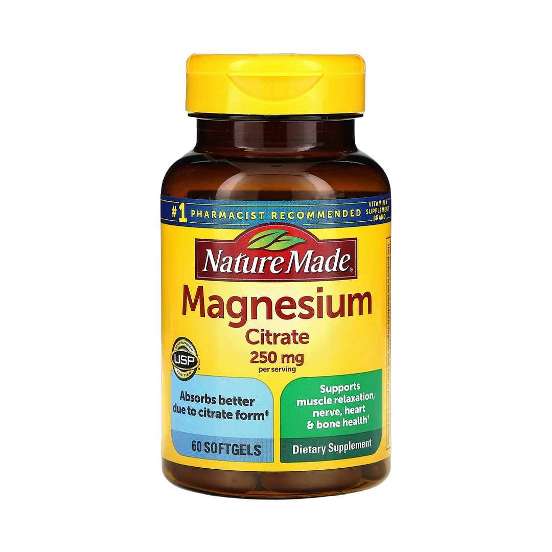 Nature Made, Magnesium Citrate, 60 Softgels