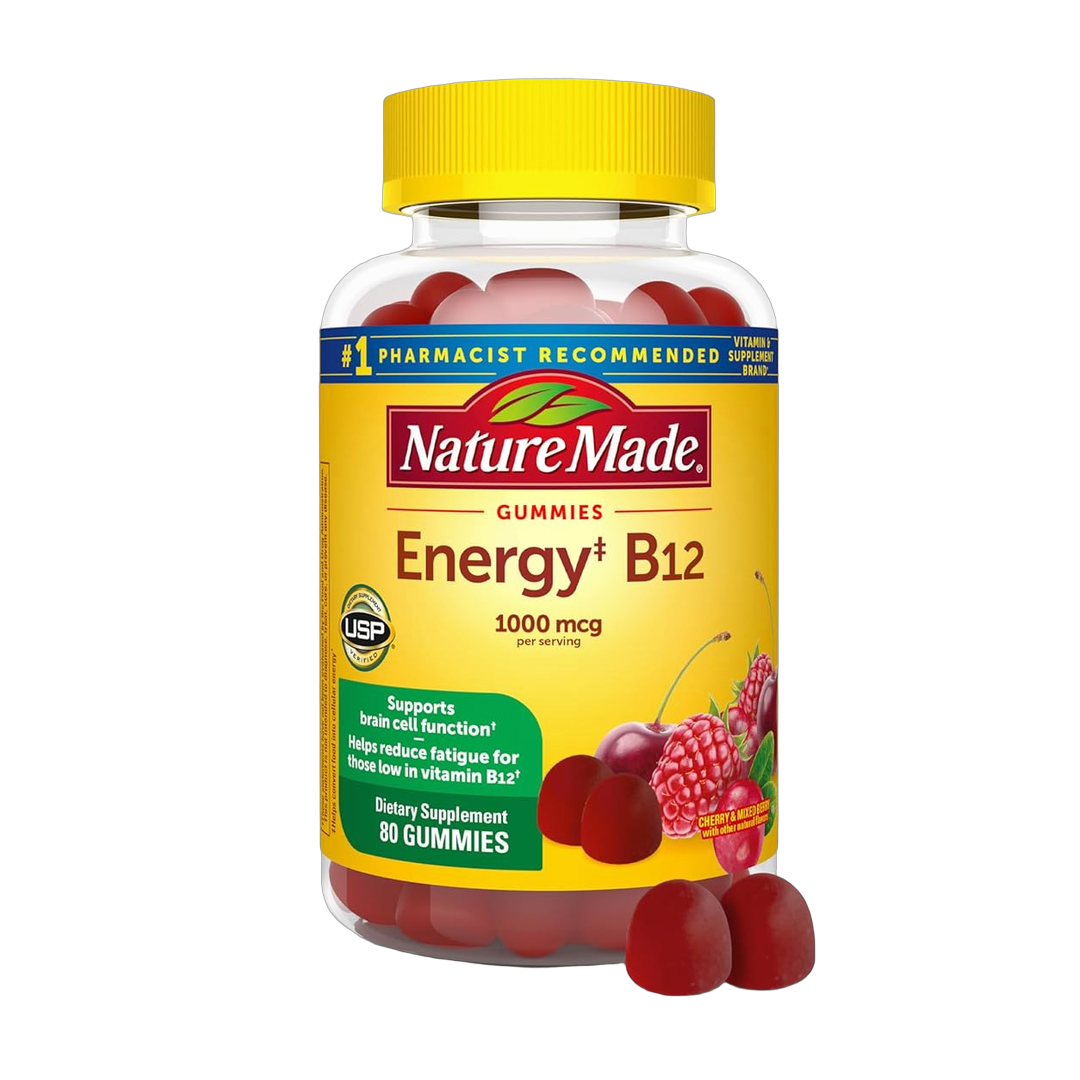 Nature Made, Vitamin B12, 1000 mcg, 80 Gummies
