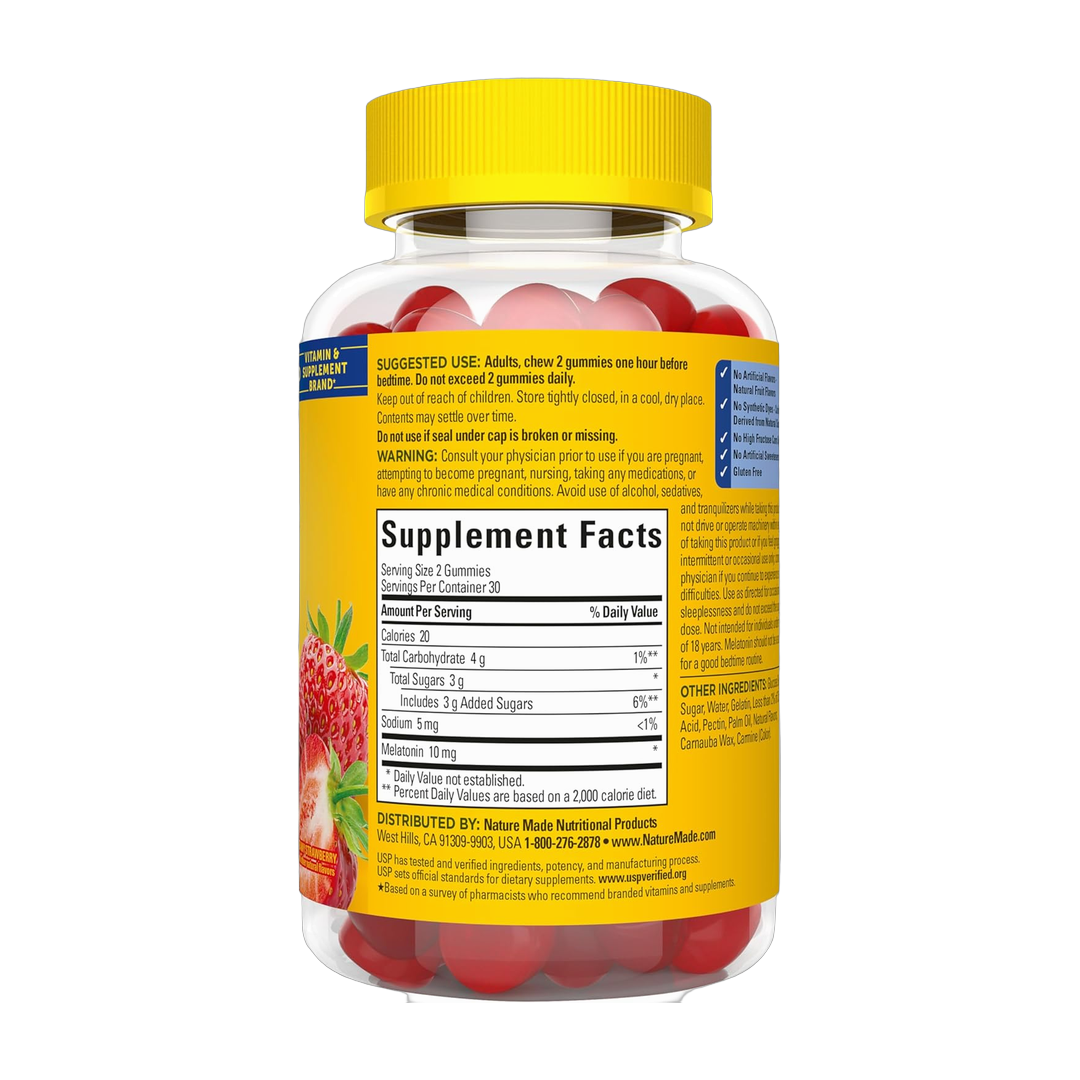 Nature Made, Melatonin, 10 mg, 60 Gummies