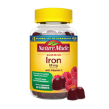 Nature Made, Iron with Vitamin C, 18 mg, 60 Gummies