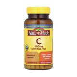 Nature Made, Vitamin C with Rose Hips, 500 mg, 130 Caplets