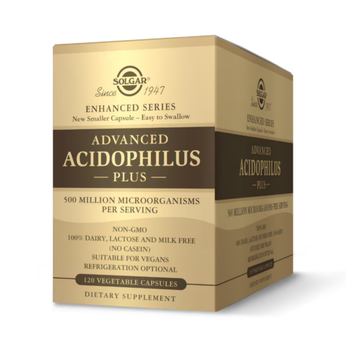 Solgar, Advanced Acidophilus Plus, 2 Mg, 120 Vegetable Capsules