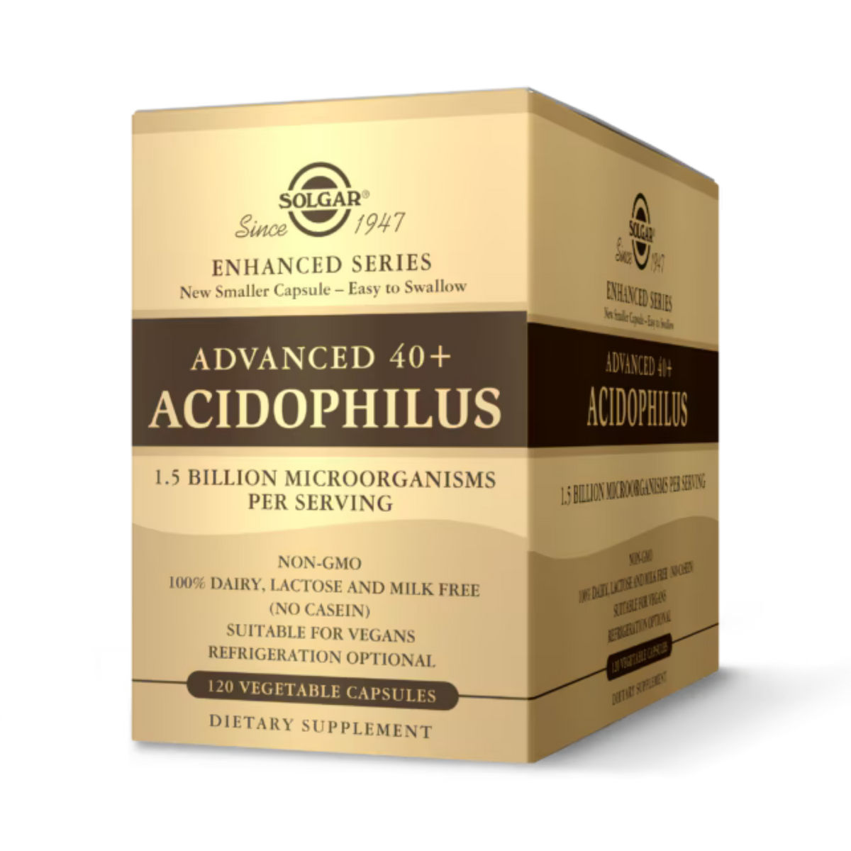 Solgar, Advanced 40+ Acidophilus, 120 Vegetable Capsules
