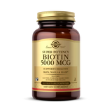 Solgar, Biotin, 5,000 Mcg, 50 Vegetable Capsules
