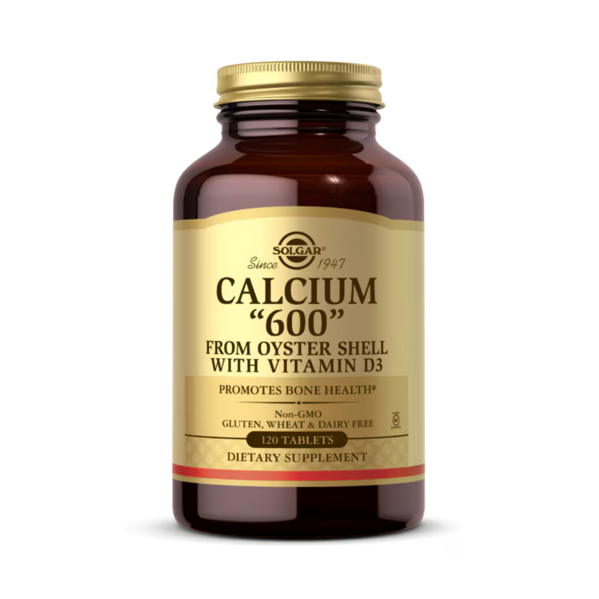 Solgar, Calcium “600” (from Oyster Shell with Vitamin D3) 120 Tablets