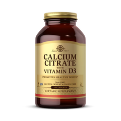 Solgar, Calcium Citrate with Vitamin D3, 240 Tablets