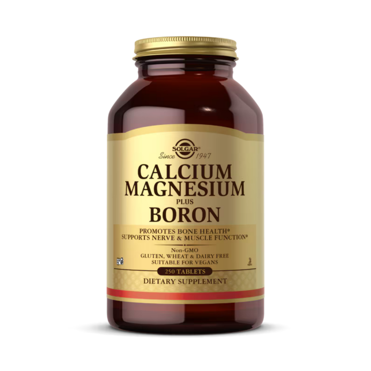 Solgar, Calcium Magnesium Plus Boron, 250 Tablets