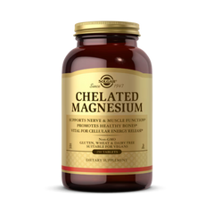 Solgar, Chelated Magnesium, 250 Tablets